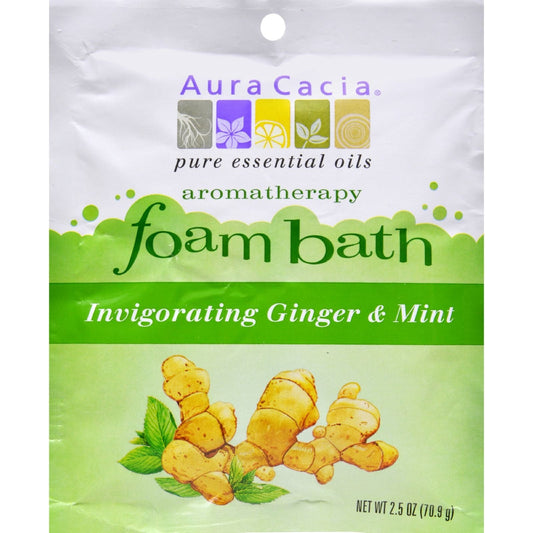 Foam Bath Ginger/Mint 2.50 Ounces Beauty & Personal Care Aura Cacia