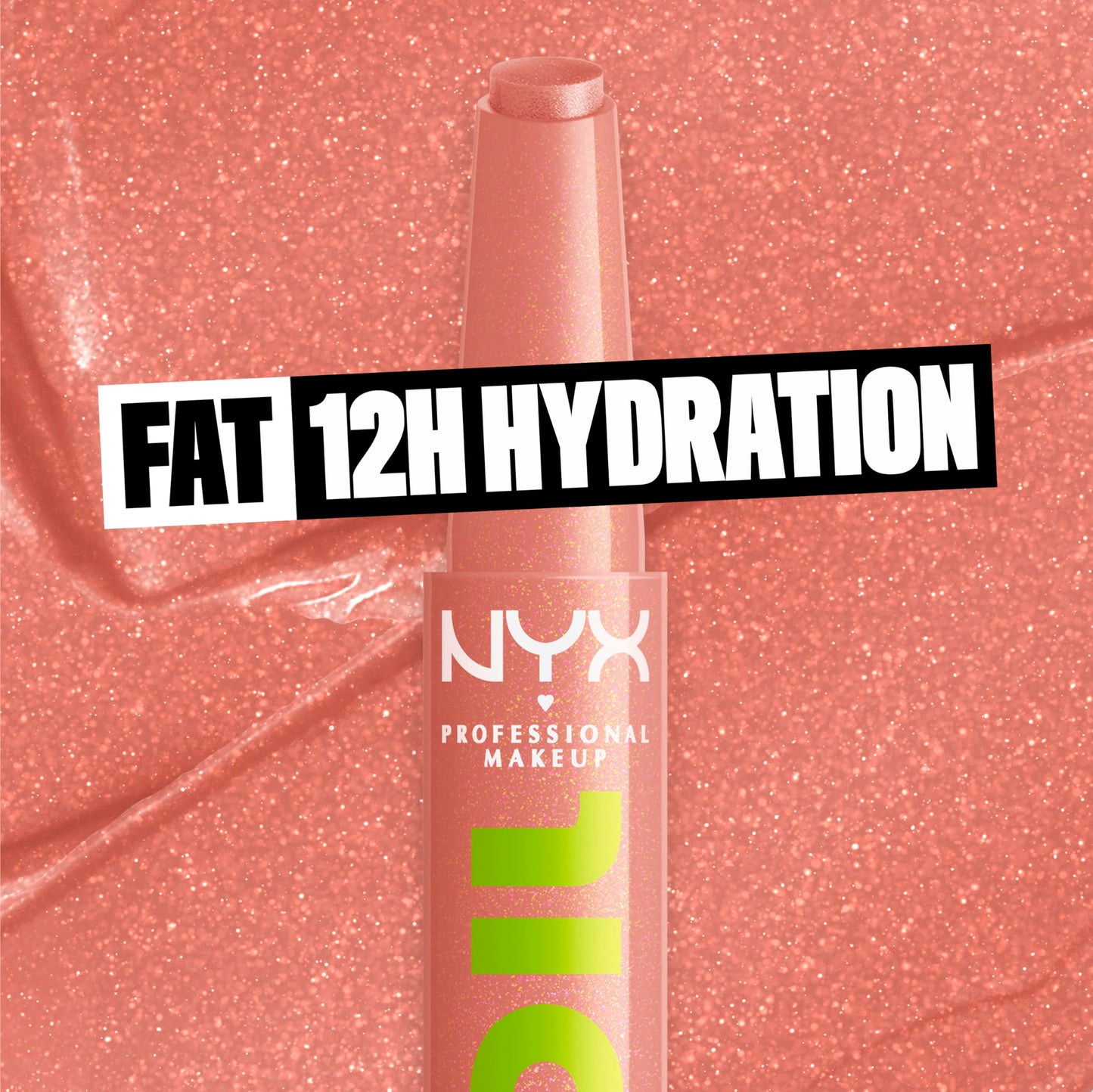NYX PROFESSIONAL MAKEUP Fat Oil Slick Click, Lightweight, Buildable Pigmented Vegan Lip Balm - Group Chat (Nude) Beauty and Personal Care NYX PROFESSIONAL MAKEUP