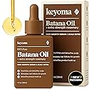 Keyoma Batana Oil for Hair Growth with Rosemary: Nourish & Detox Scalp for Thicker, Stronger, Longer Hair - 100% Organic Batana Oil from Honduras Beauty & Personal Care Keyoma
