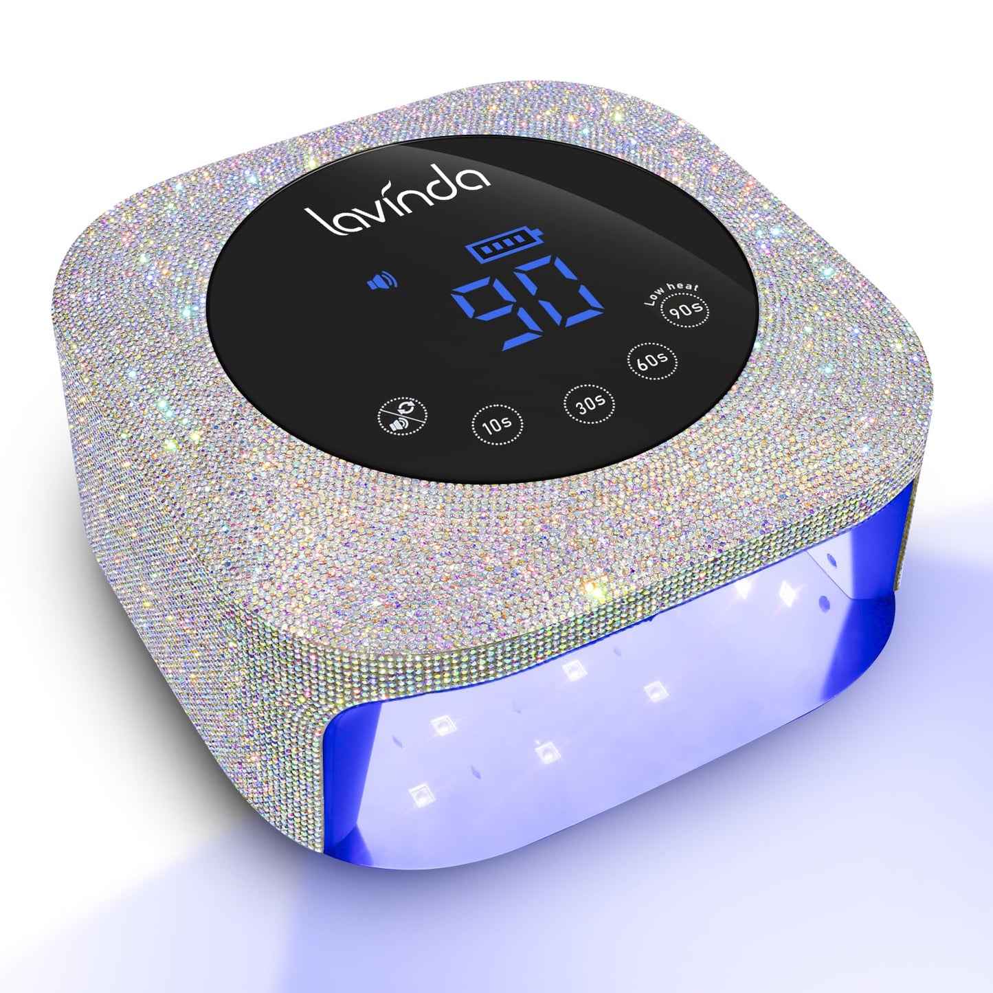 Lavinda UV LED Nail Lamp 54W – Rechargeable Cordless Gel Nail Dryer with 4 Timers, Auto Sensor & Display, Quick Dry for Salon & Home Beauty & Personal Care Lavinda