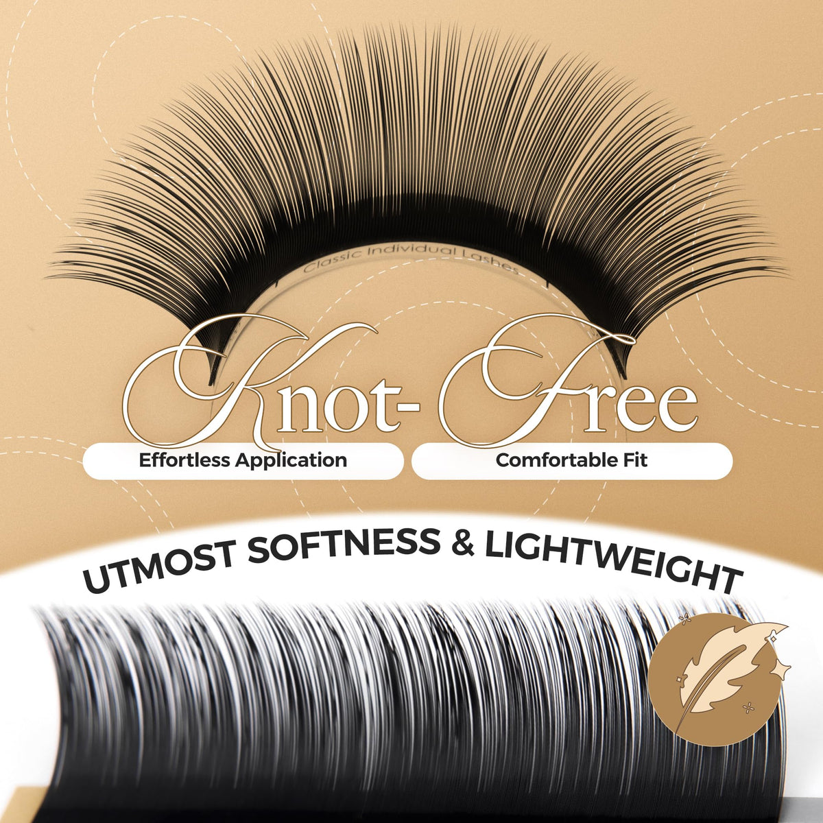 LASHVIEW Eyelash Extensions,Individual Lashes, Lashes,0.15 D Curl Thickness 11mm,Premium Single&Classic Lases,Natural Semi Permanent Eyelashes,Soft Beauty & Personal Care LASHVIEW