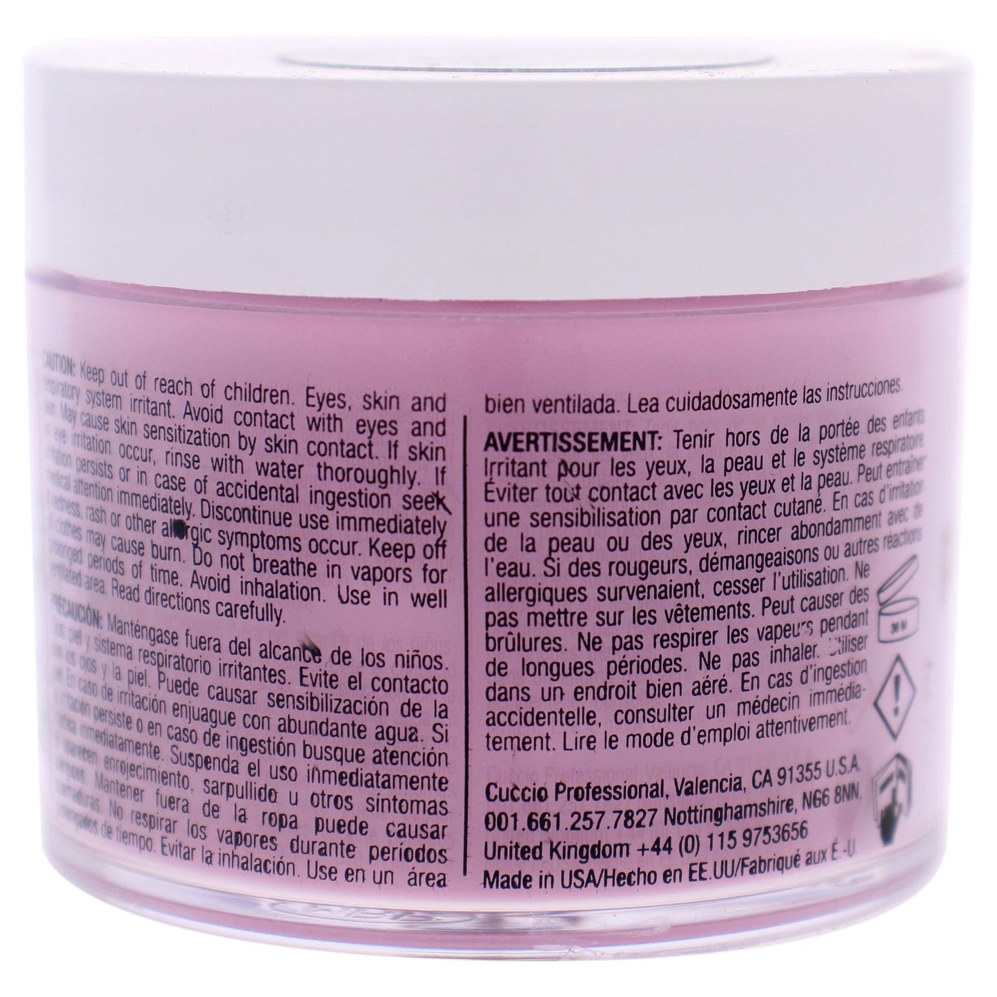 Cuccio Colour Powder Nail Polish - Lacquer For Manicure And Pedicure - Highly Pigmented Powder That Is Finely Milled - Durable Finish With A Flawless Beauty & Personal Care Cuccio