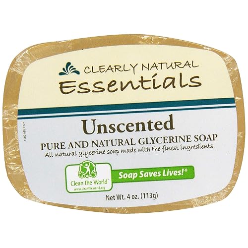 Clearly Natural Unscented Glycerine Bar Soap (Set of 9) Beauty & Personal Care Trewax