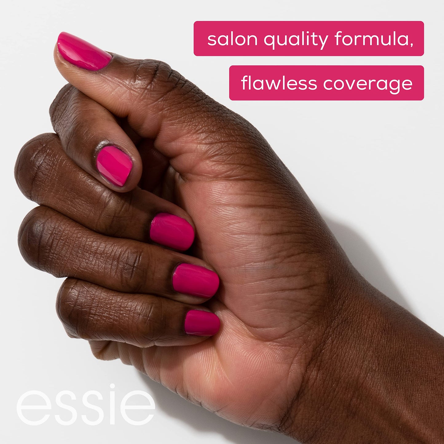 essie Nail Polish, Salon-Quality Hot Pink Nail Polish, Ferris of Them All, Vegan, Ice Cream and Shout, 0.46 fl oz Beauty & Personal Care essie