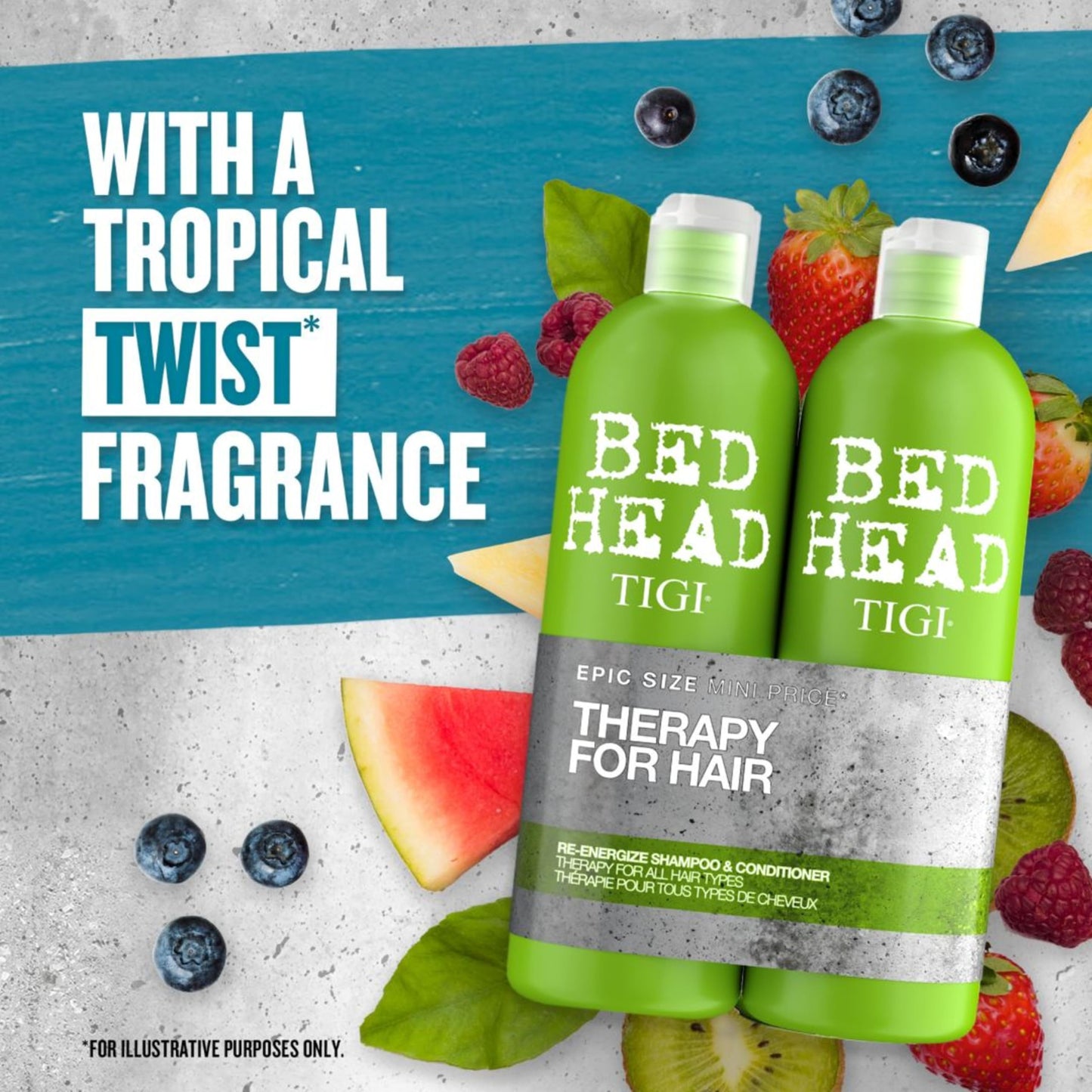 TIGI Bed Head Urban Antidotes Re-Energize Shampoo 25.36 oz (Pack of 2) Beauty & Personal Care TIGI