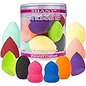 SHANY Pretty & Precise Mini Makeup Blender Puff Set - Premium Latex-Free Makeup Blender Beauty Sponges For Foundation and Blending - Set of 10 Beauty & Personal Care SHANY