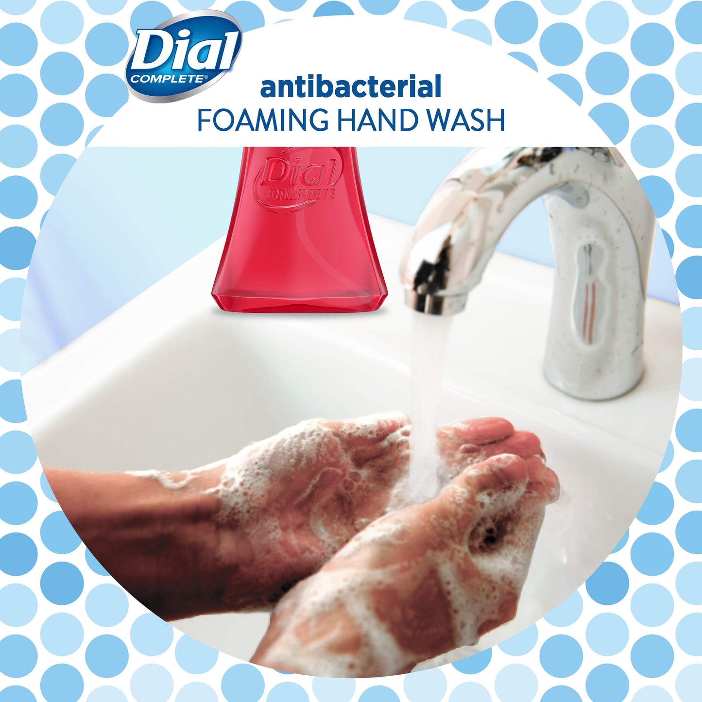 Dial Antibacterial Foaming Hand Wash, Power Berries, 7.5 Oz Pump Bottle, 8/carton Beauty & Personal Care Dial