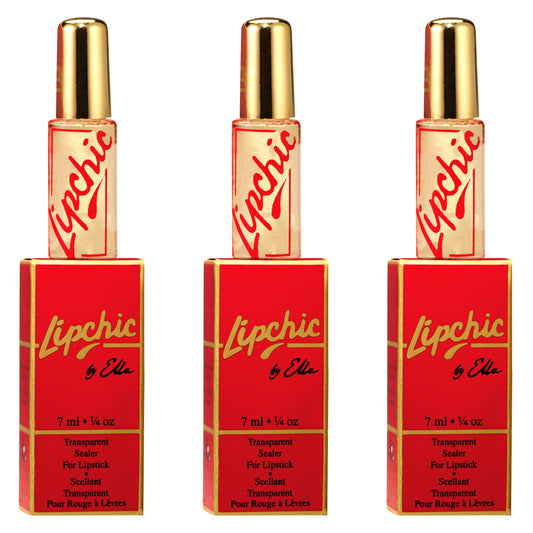Ella International Lip Chic 3-Pack All-Day Lipstick Sealer, 0.25 oz Each