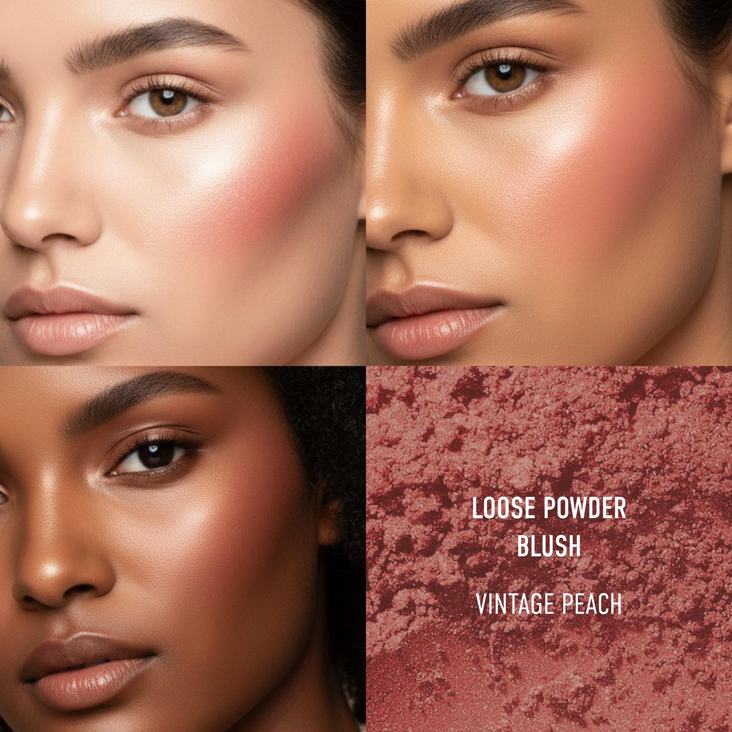 bareMinerals Loose Mineral Powder Blush, Vintage Peach, Vegan, Cruelty-Free & Dermatologist-Tested Beauty & Personal Care bareMinerals