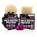 Viori Terrace Garden Shampoo and Conditioner Bar Set Made with Rice Water - Handcrafted Sulfate Free Shampoo and Conditioner Beauty & Personal Care Viori