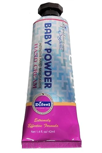 Difeel Intensive Moisturizing Hand Cream - Baby Powder 1.4 ounce (2-Pack) Beauty & Personal Care Difeel