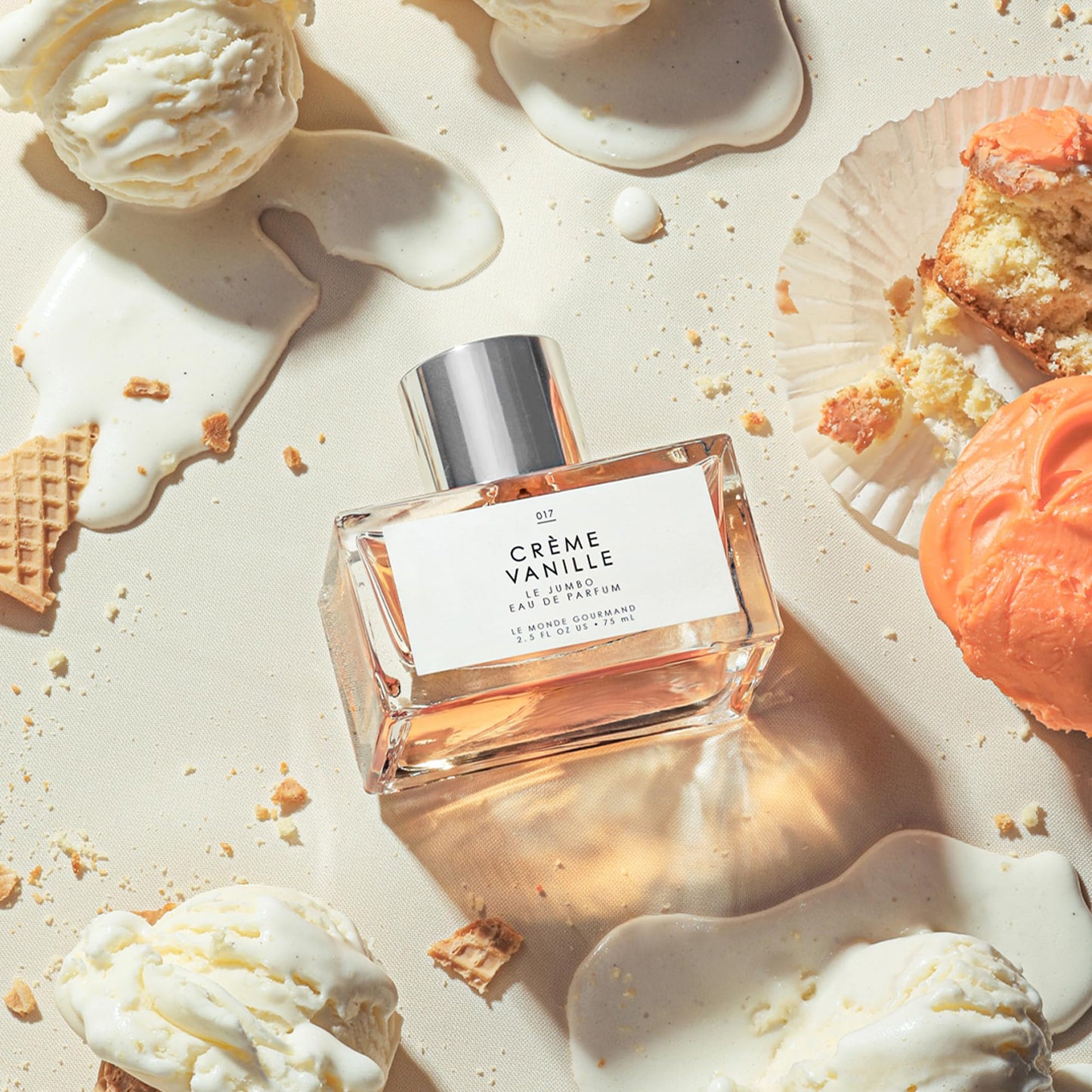 Le Monde Gourmand Le Jumbo Crème Vanille Eau de Parfum - 2.5 fl oz (75 ml) - Vanilla, Jasmine, Amber Fragrance Notes Beauty & Personal Care Le Monde Gourmand