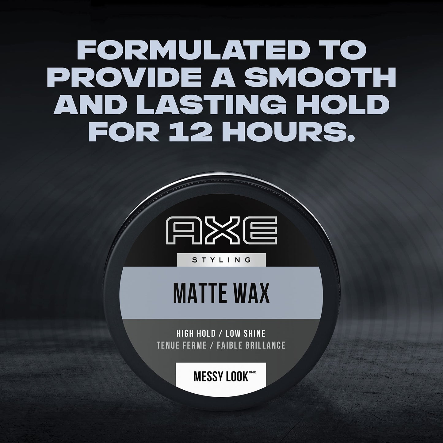 AXE Styling Messy Look Textured Matte Hairstyle Pomade Easy to Use Styling Hair Product 2.64 oz Beauty & Personal Care AXE