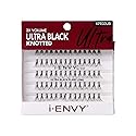 iEnvy KISS Ultra Black Individual Lashes Ultimate Volume 70 Individual Long Lashes False Lashes Beauty & Personal Care i•ENVY