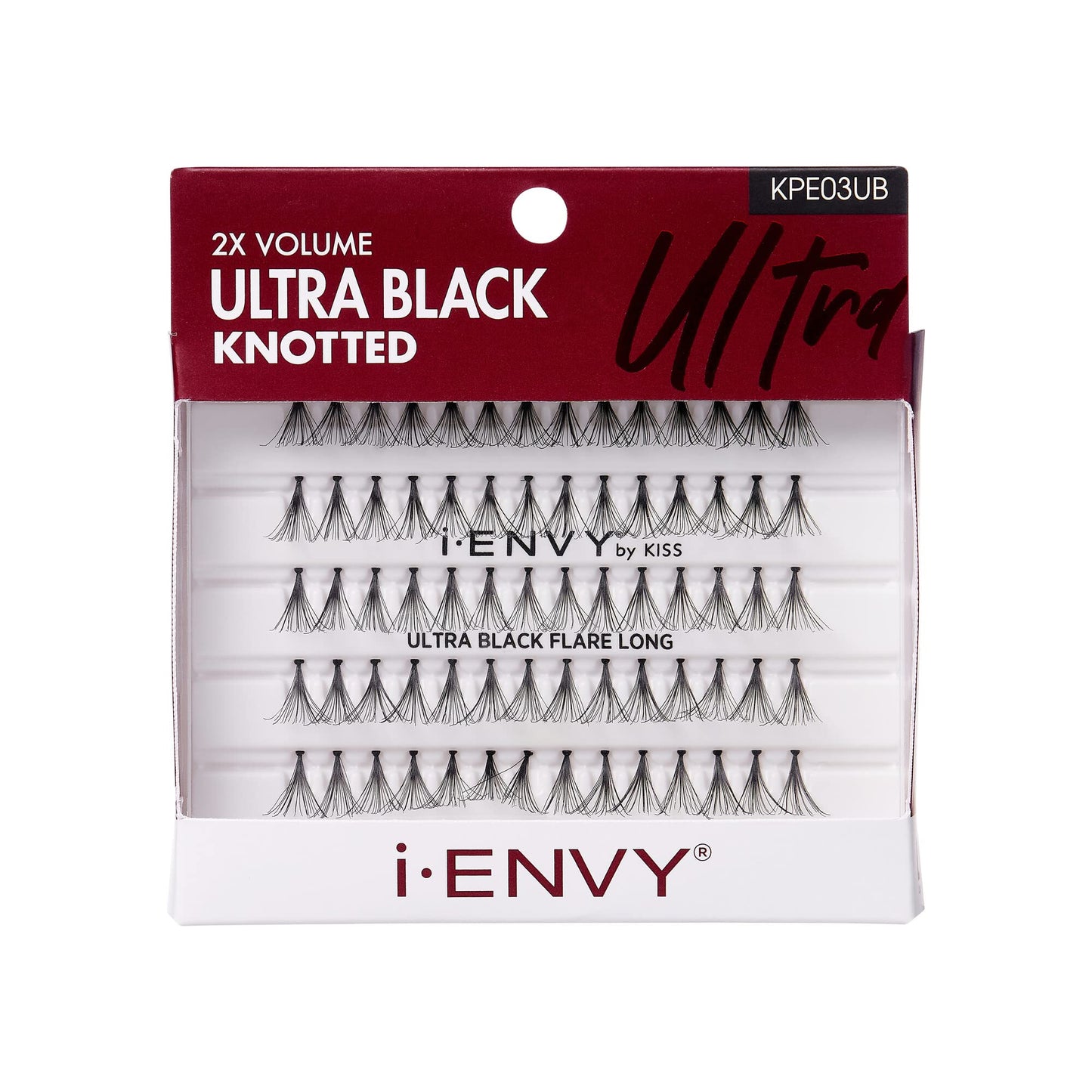 iENVY Ultra Black Individual Lashes 3 Pack Long Black Beauty & Personal Care i•ENVY