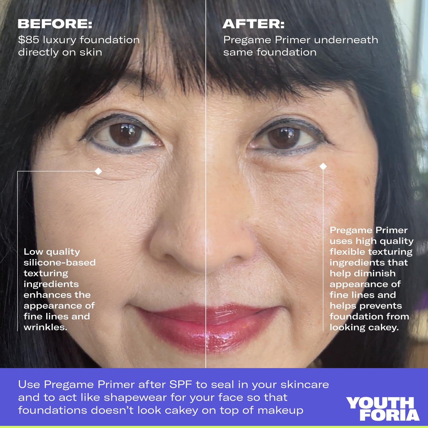 Youthforia Pregame Primer, Daily Protective, Hydrating Face Primer, Grips Makeup & Locks In Moisture For A Soft-Radiant Glow, Vegan & Cruelty-Free Beauty & Personal Care Youthforia