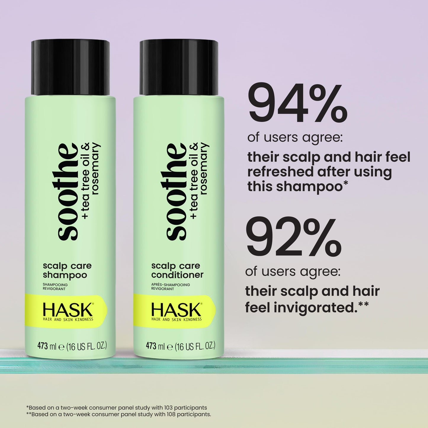 HASK Shampoo + Conditioner Set | Color Safe, Sulfate-Free, Paraben-Free, Gluten-Free, Cruelty-Free | 16oz each, 2 Pack Beauty & Personal Care HASK