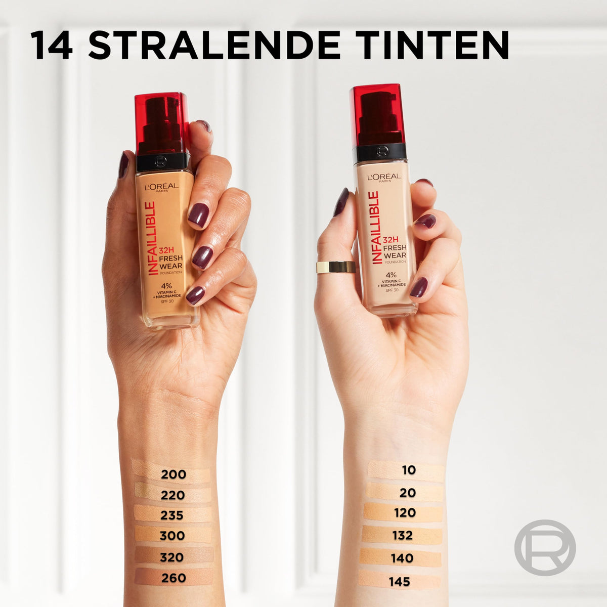 fond de teint infaillible 24h fresh wear 235 miel/honey
