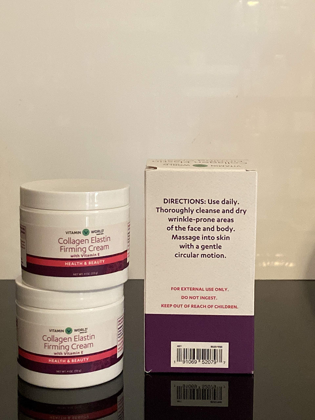 Collagen Elastin Firming Cream With Vitamin E 2 4 oz. (113 G) Jars