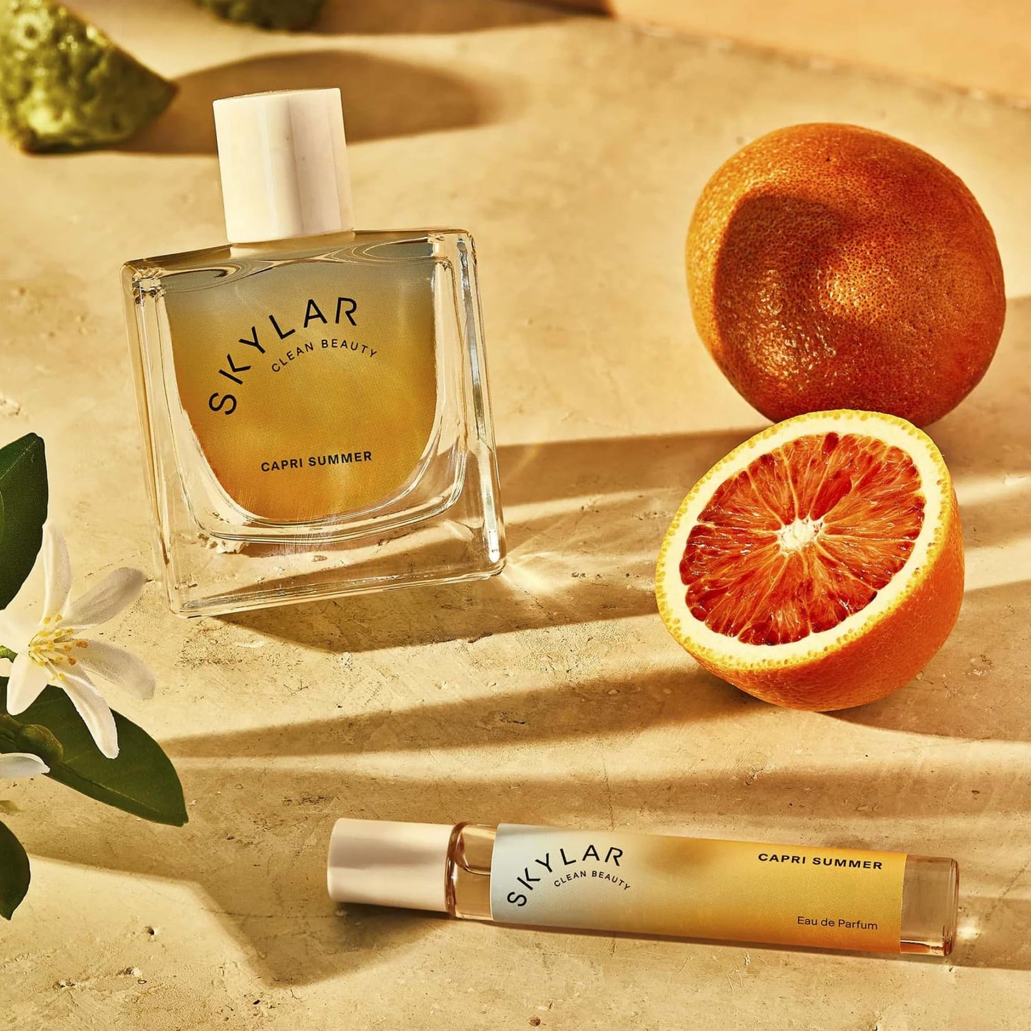 Skylar Capri Summer Eau de Parfum - Hypoallergenic & Clean Perfume for Women & Men, Vegan & Safe for Sensitive Skin - Fruity Citrus Perfume, Bergamot Beauty & Personal Care Skylar