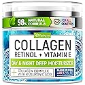 Collagen Cream for Face with Retinol & Hyaluronic Acid - Face Moisturizer for Women & Men - Skin Tightening & Firming - Anti Aging Daily Face Beauty & Personal Care NATURE THEORY