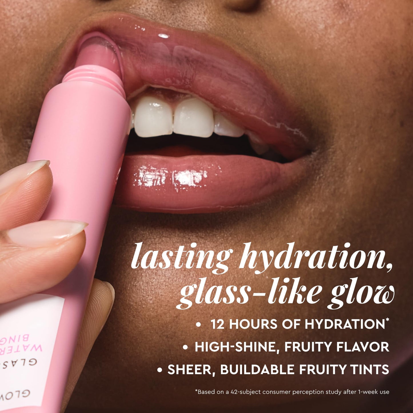 Glow Recipe Glass Balm Lip Treatment - 12Hr Hydrating Lip Balm & Moisturizer with Hyaluronic Acid to Smooth, Plump & Protect from Dryness - Sheer Beauty and Personal Care Glow Recipe