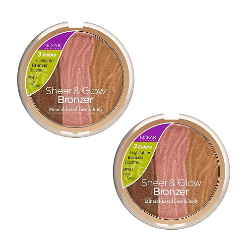 NICKA K Mineral Based Sheer & Glow Bronzer - Rose Soleil Beauty & Personal Care NICKA K NEW YORK