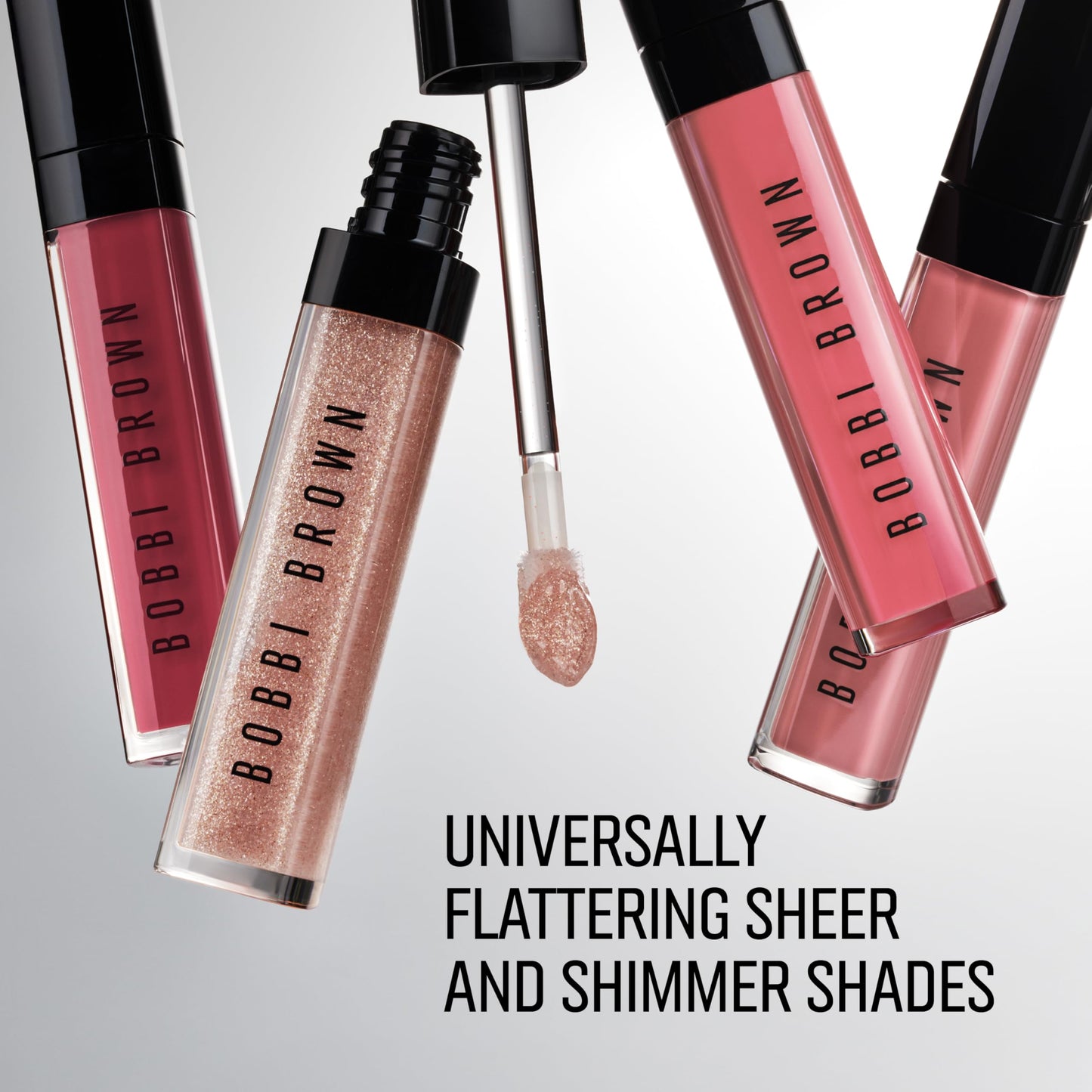 Bobbi Brown Crushed Oil-Infused Gloss | Hydrating, Non-Sticky, Tinted Lip Oil Gloss | High-Impact Shine & Comfortable Feel, 0.20 Fl Oz, Bare Sparkle Beauty & Personal Care Bobbi Brown