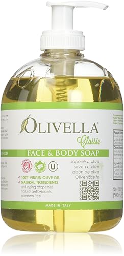 Olivella Liquid Soap Size 16.9z, Pack of 3 Beauty & Personal Care Olivella