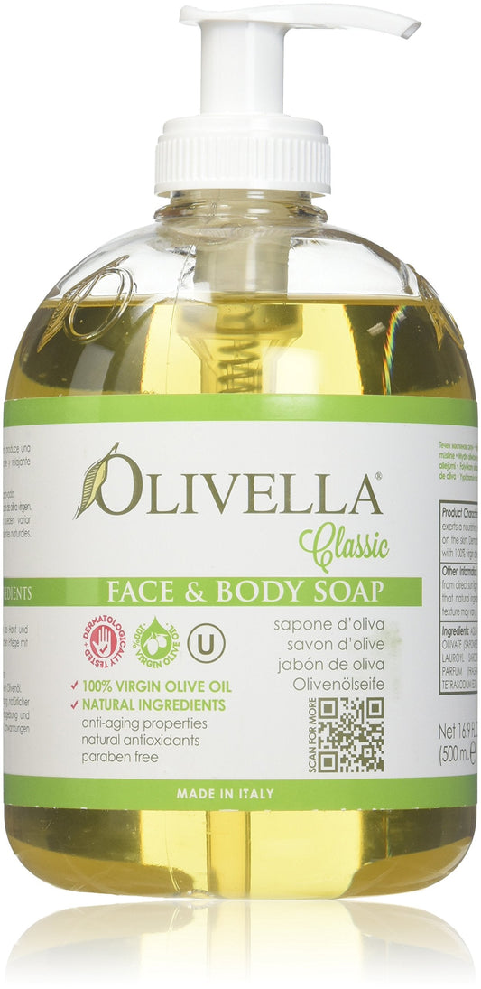 Olivella Liquid Soap Size 16.9z, Pack of 3 Beauty & Personal Care Olivella