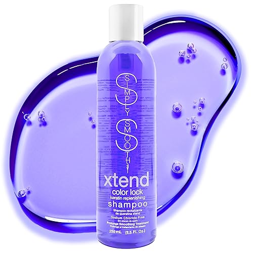 Simply Smooth Xtend Keratin Replenishing Color Lock Shampoo - Made with Anti-Color Fade - Collagen Soothing, Moisturizing, Daily Haircare Shampoo Beauty & Personal Care SIMPLY SMOOTH