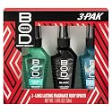 BOD man Body Spray Gift Set, Black, Fresh Guy, Blue Surf, 3 Piece Beauty & Personal Care BOD man