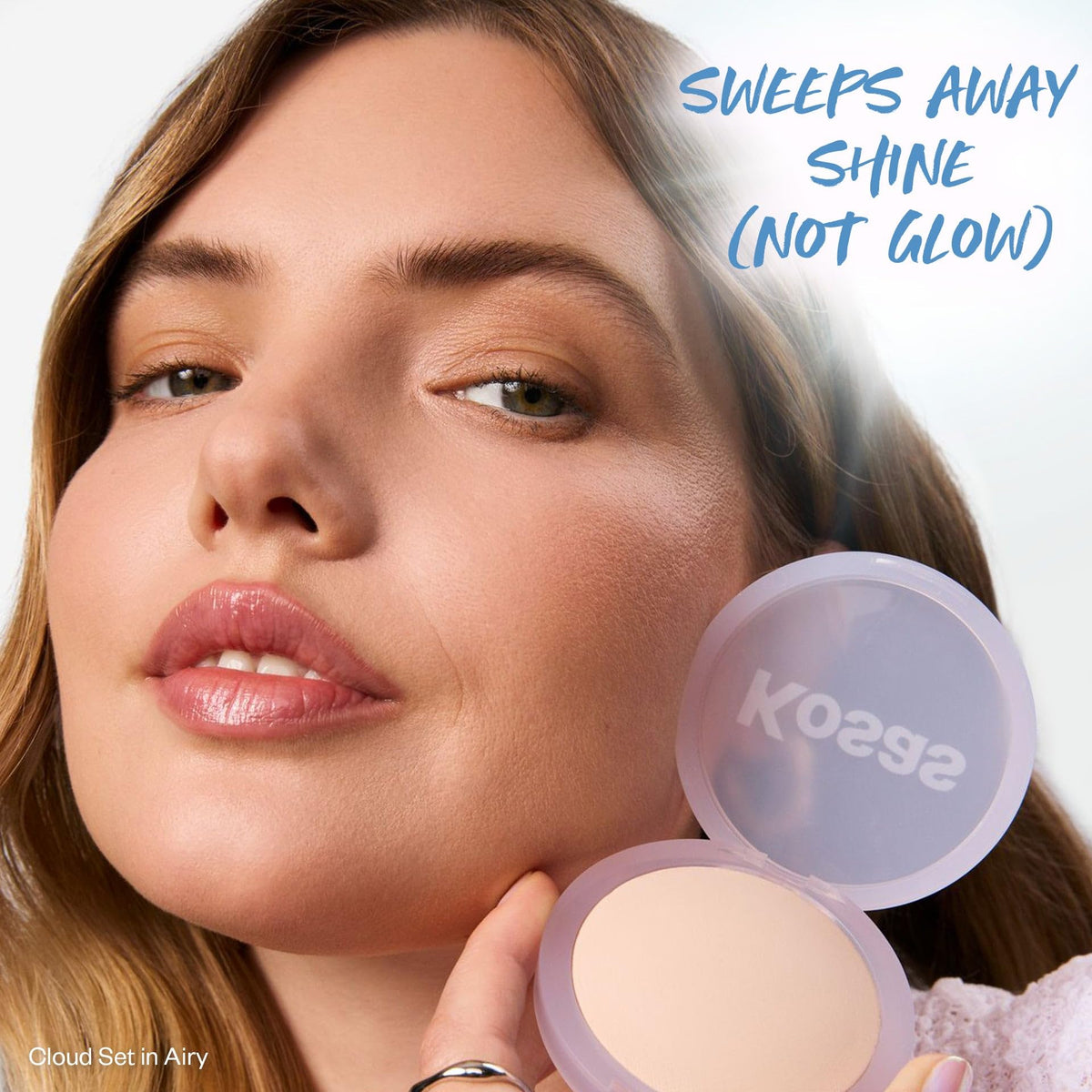 Kosas Cloud Set Baked Setting Powder for Face, Sheer Porcelain
