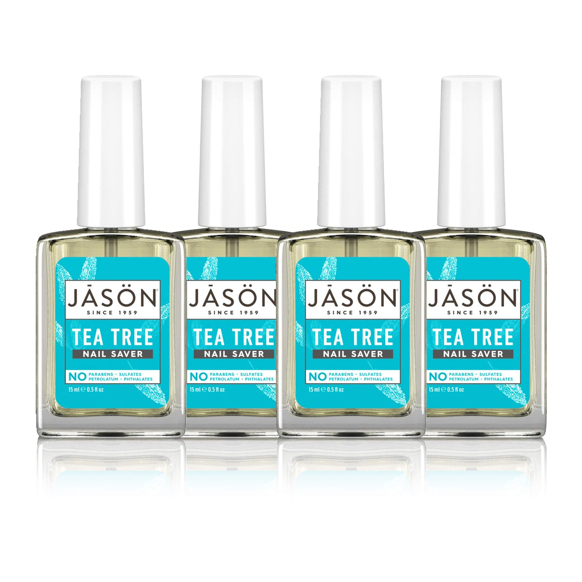 JASON Purifying Tea Tree Nail Saver, 0.5 Ounce Bottle (Pack of 4) Beauty & Personal Care JASON