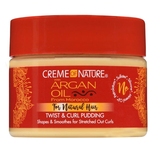 Creme of Nature Argan Oil Twist & Curl Pudding for Stretched Out Curls, 12 Fl Oz Beauty & Personal Care Creme of Nature