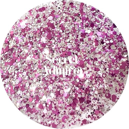 Pink Polyester Glitter | Craft Glitter | Glitter for Arts & Crafts | Tumblers | Cosmetics | Nails | Epoxy Resin Art | Slime | DIY | Body Glitter | 1 Beauty & Personal Care Glitter Heart Co.