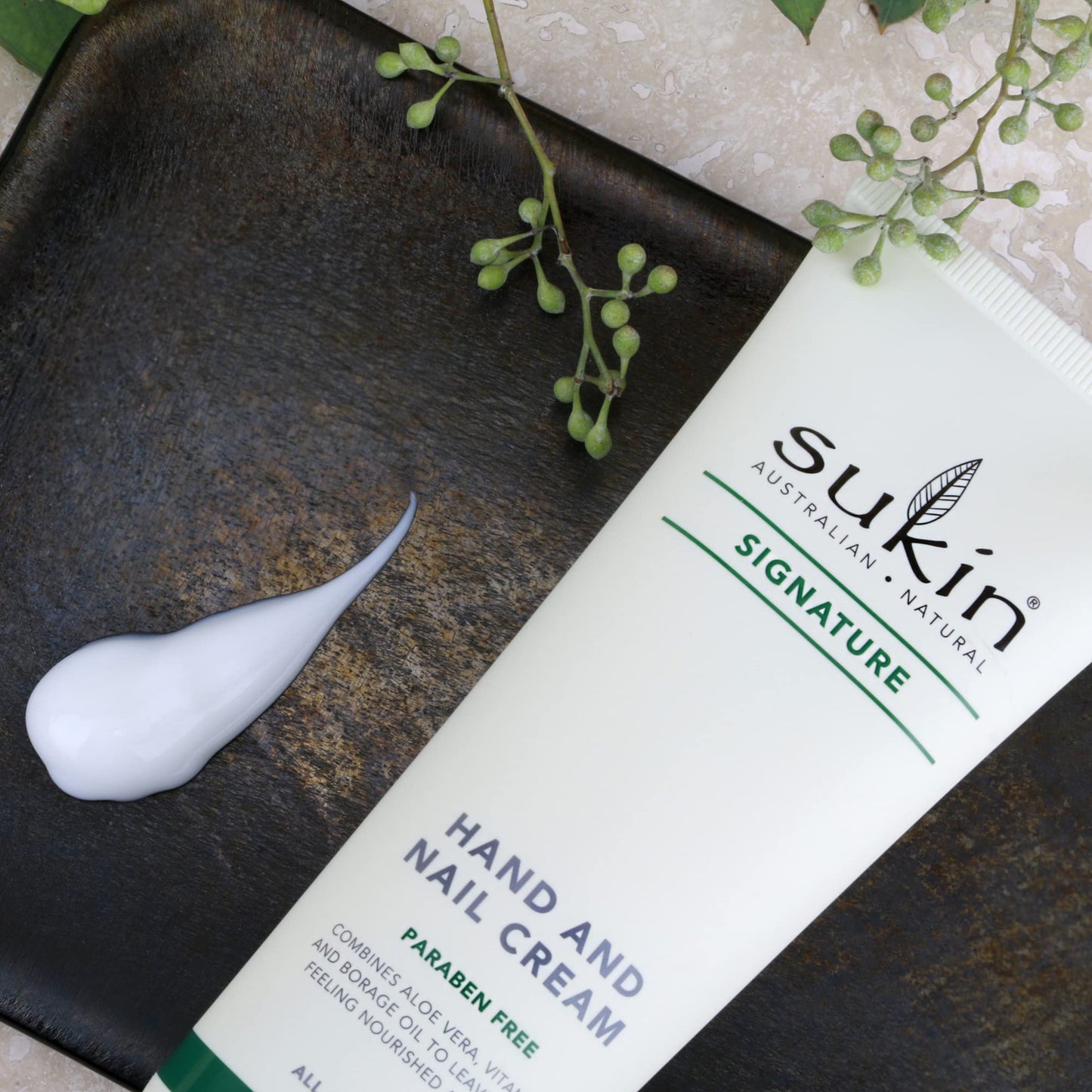 Sukin - Hand & Nail Cream, Signature Collection for Dry Hands, 4.23 fl oz 125 mL Beauty & Personal Care Sukin