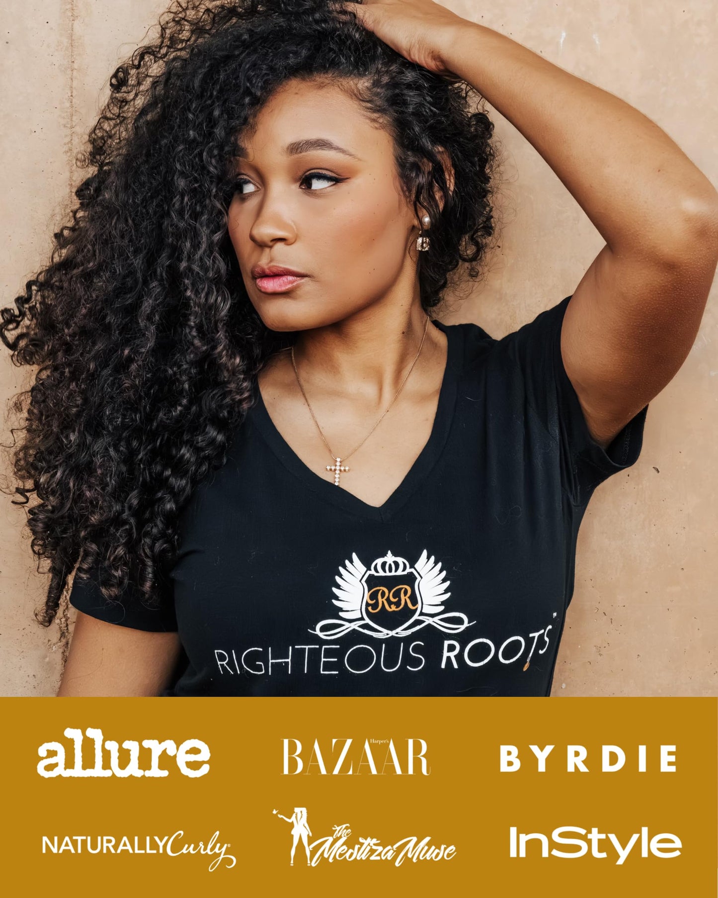 Righteous Roots Rx Hair Oil – Hair Growth, Anti-Frizz & Thickening Oil for Curly, Wavy, Natural Hair & Beards – 4 fl oz (Hair RX) Beauty & Personal Care Righteous Roots