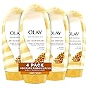 Body Wash by Olay, Moisture Ribbons Plus Shea + Manuka Honey Body Wash, 18 fl oz (Pack of 4) Beauty & Personal Care Olay