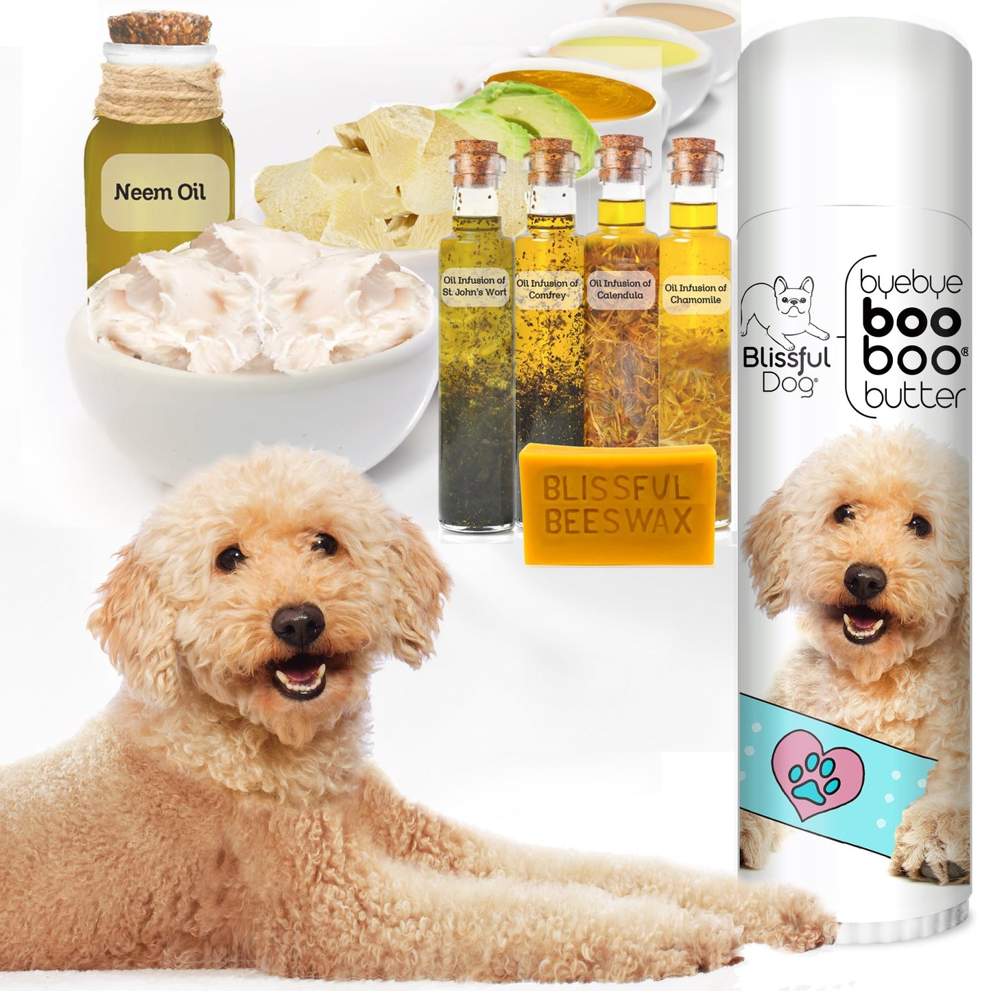 The Blissful Dog .50 oz Tube Goldendoodle Booboo Butter Beauty and Personal Care The Blissful Dog