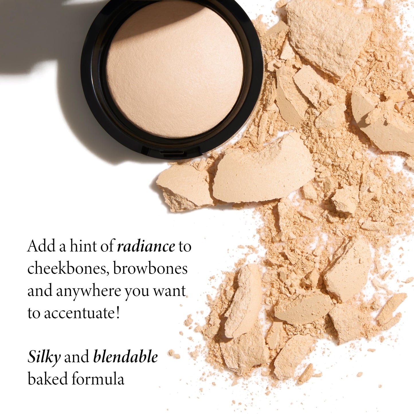 LAURA GELLER NEW YORK Baked Natural Glow Highlighter Radiance Enhancing Makeup, French Vanilla Beauty & Personal Care LAURA GELLER NEW YORK