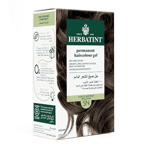Herbatint Permanent Herbal Haircolour Gel 5N Light Chestnut - 135 mL Beauty & Personal Care Herbatint