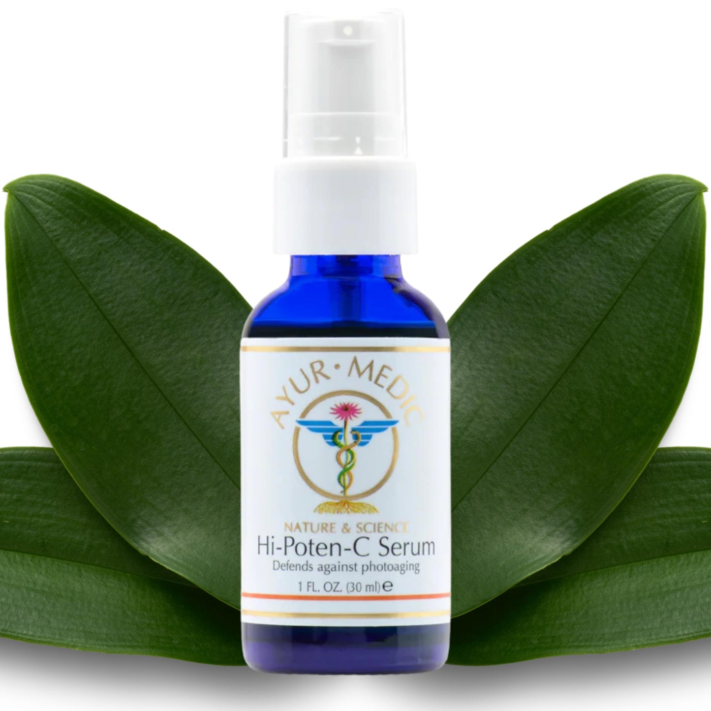 Ayur Medic Hi-Poten-C Serum Vitamin C Serum for Face, With Stable Vitamin C (Tertrahexyldecyl Ascorbate), Neossance Squalane, Vitamin E. For Dark Beauty & Personal Care AYUR MEDIC NATURE & SCIENCE