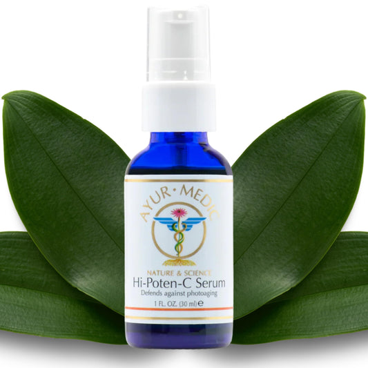 Ayur Medic Hi-Poten-C Serum Vitamin C Serum for Face, With Stable Vitamin C (Tertrahexyldecyl Ascorbate), Neossance Squalane, Vitamin E. For Dark Beauty & Personal Care AYUR MEDIC NATURE & SCIENCE