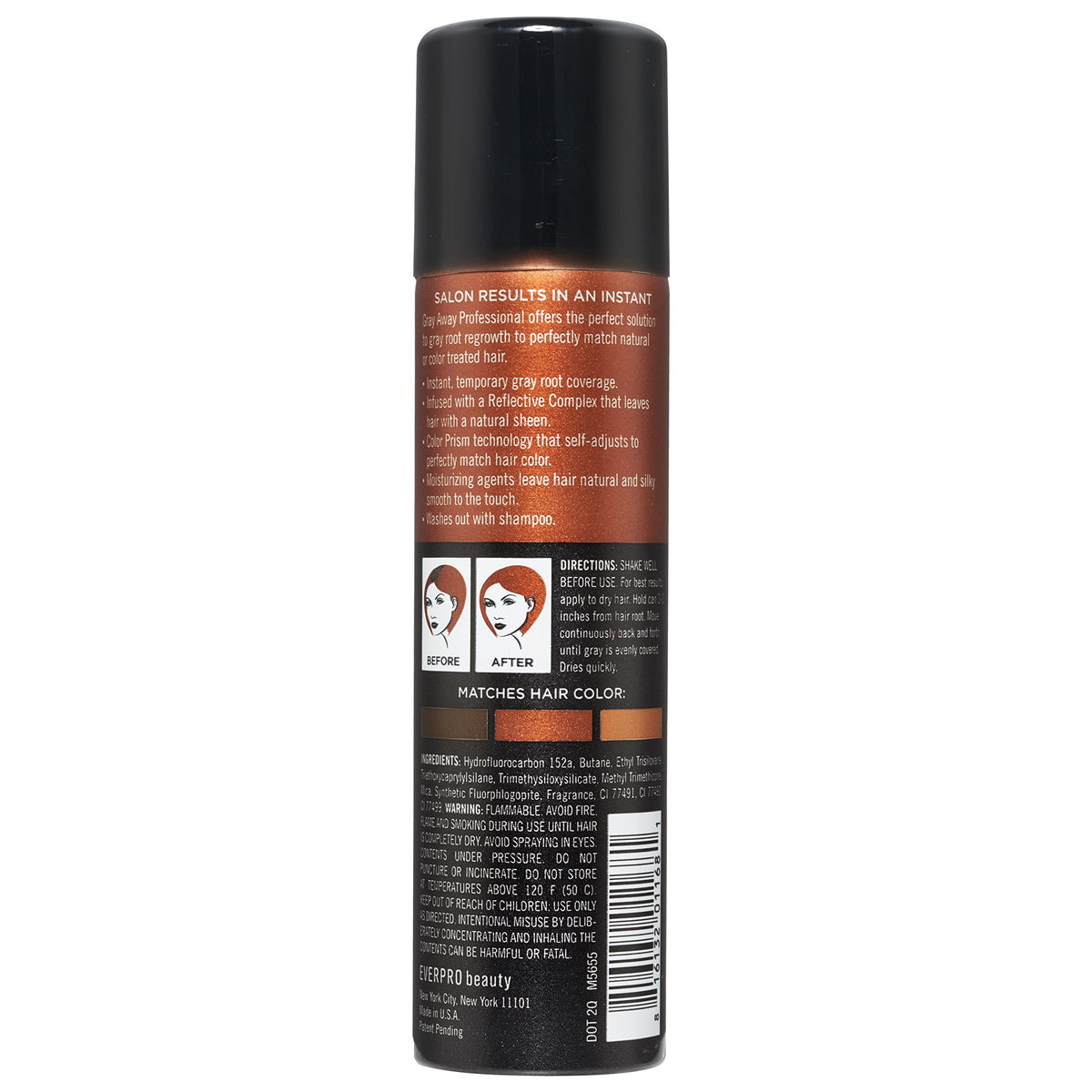 Gray Away Pro Root Concealer - Medium Brown by Everpro for Women - 2 oz Concealer