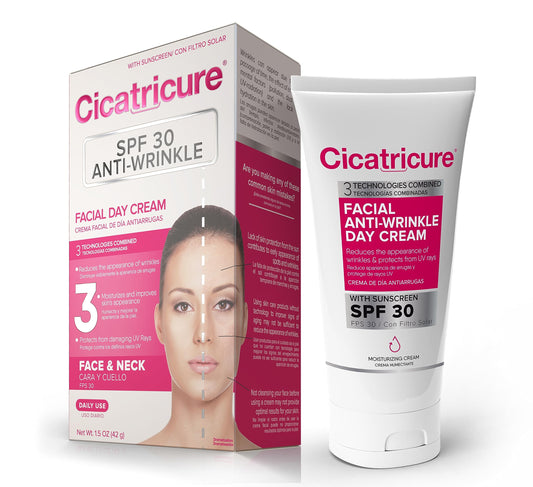 Cicatricure Advanced Face Cream for Fine Lines & Wrinkles, SPF 30, Anti Aging Facial Moisturizer, Daily Skin Care to Enhance Firmness & Elasticity Beauty & Personal Care Cicatricure