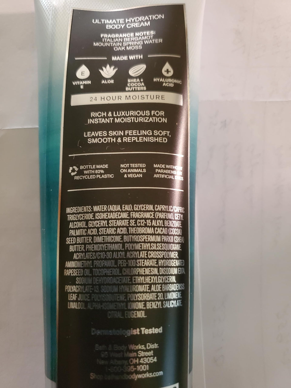 Bath & Body Works Men's Freshwater, Graphite, Ocean Body Creams 8 Oz Each