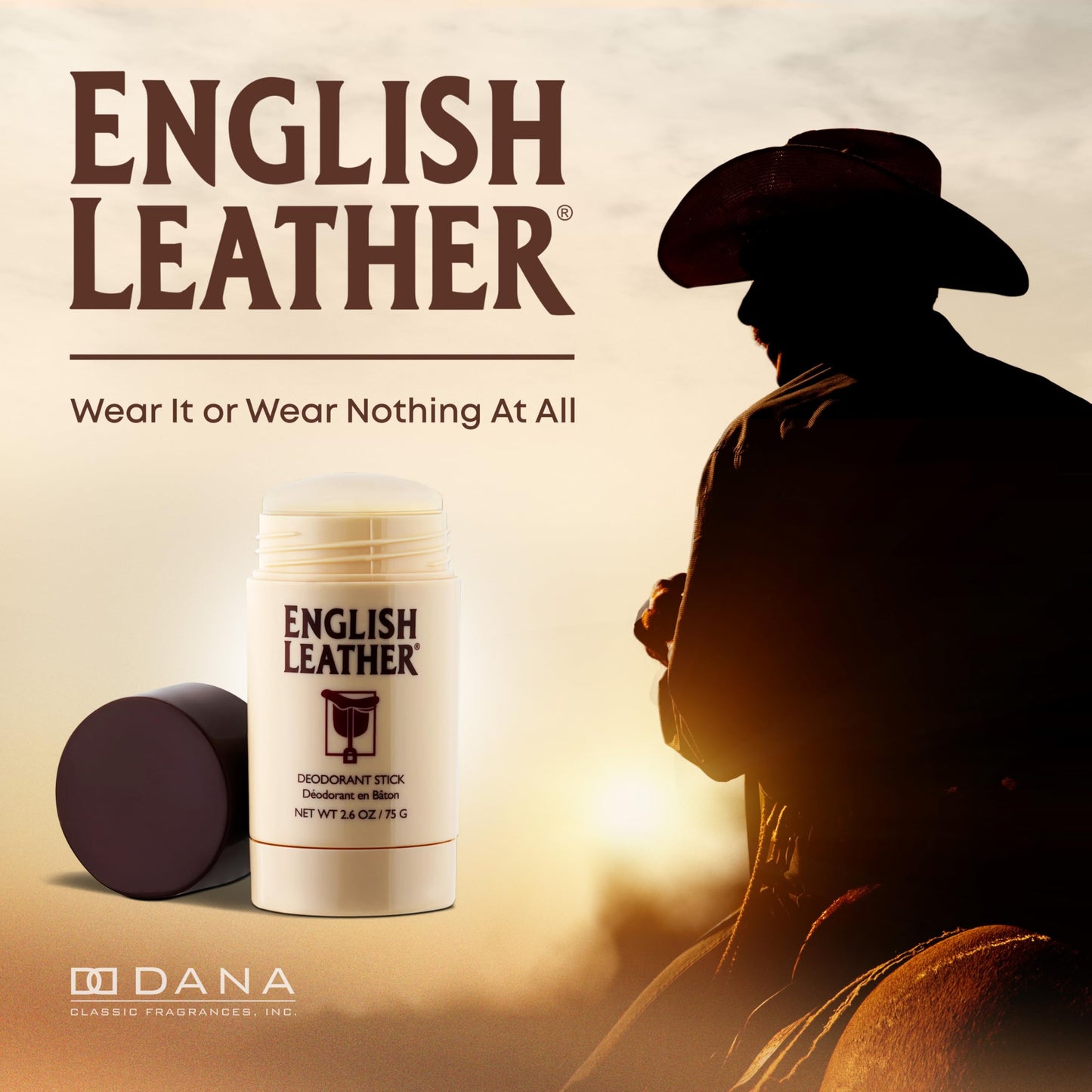 English Leather Deodorant for Men - Classic & Masculine with Long Lasting Citrus, Aromatic & Woody Scent (2.6 Oz / 75 g) Beauty and Personal Care Dana