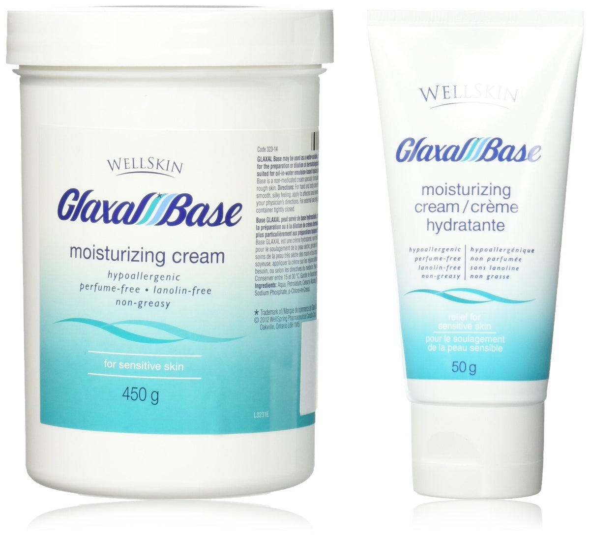 Glaxal Base Moisturizing Cream Value Pack 450g+50g travel size Beauty & Personal Care Glaxal Base