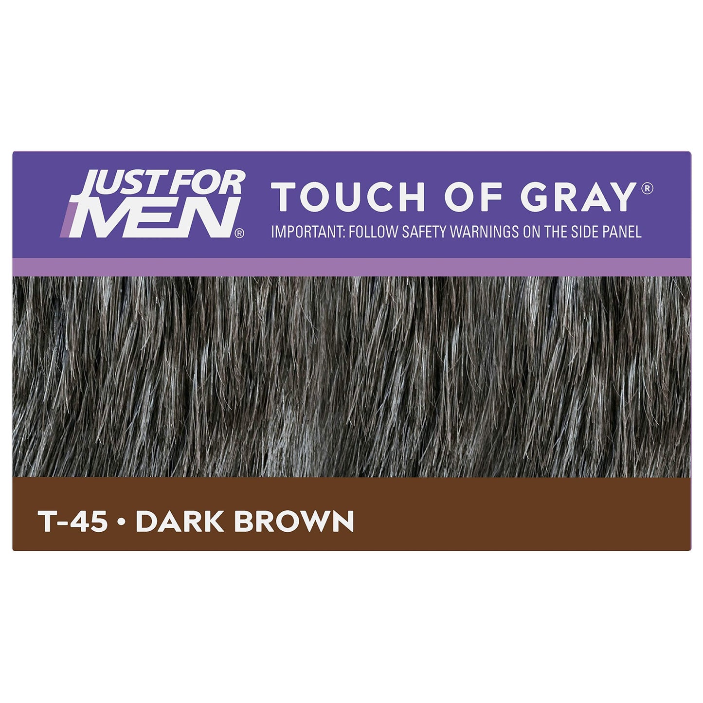 JUST FOR MEN Touch of Gray Hair Treatment T-45 Dark Brown, 2 Pack Beauty & Personal Care Just for Men